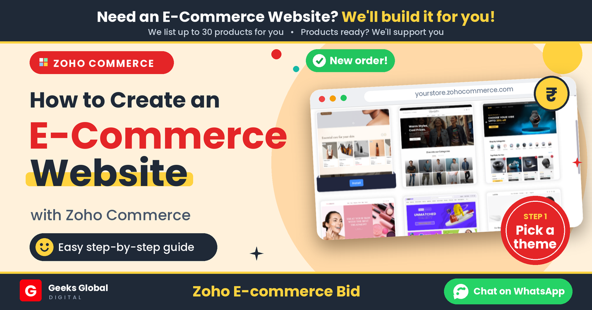 Zoho  E Commerce